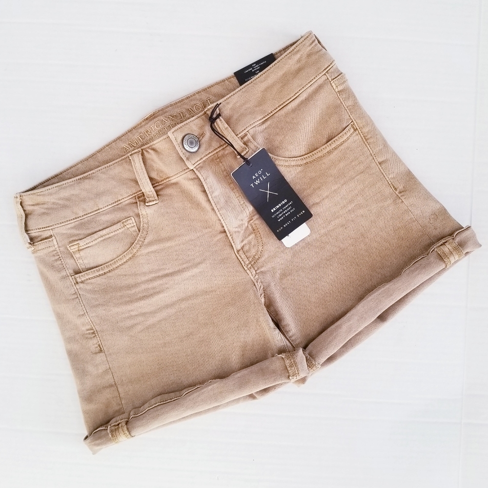 American Eagle Outfitters Tan Jean Shorts